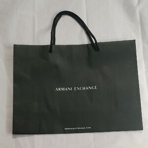 Armani Exchange Black Luxury Shopping Bag